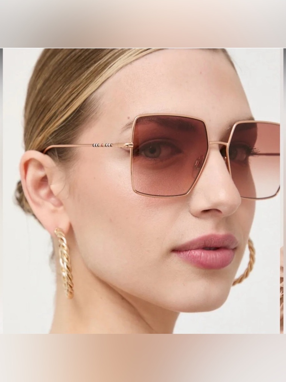 Burberry Sunglasses Metal Frame